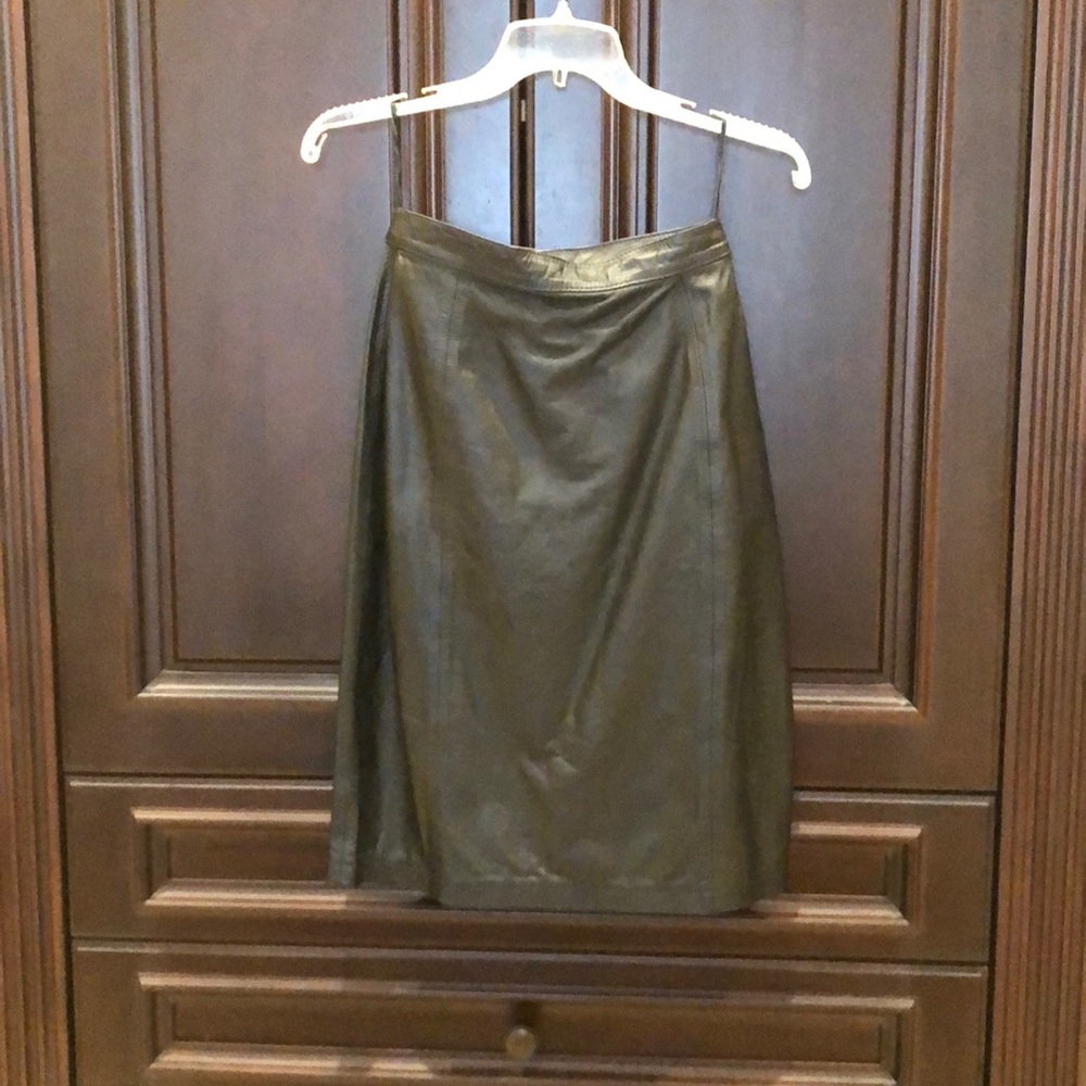 Black Leather Skirt